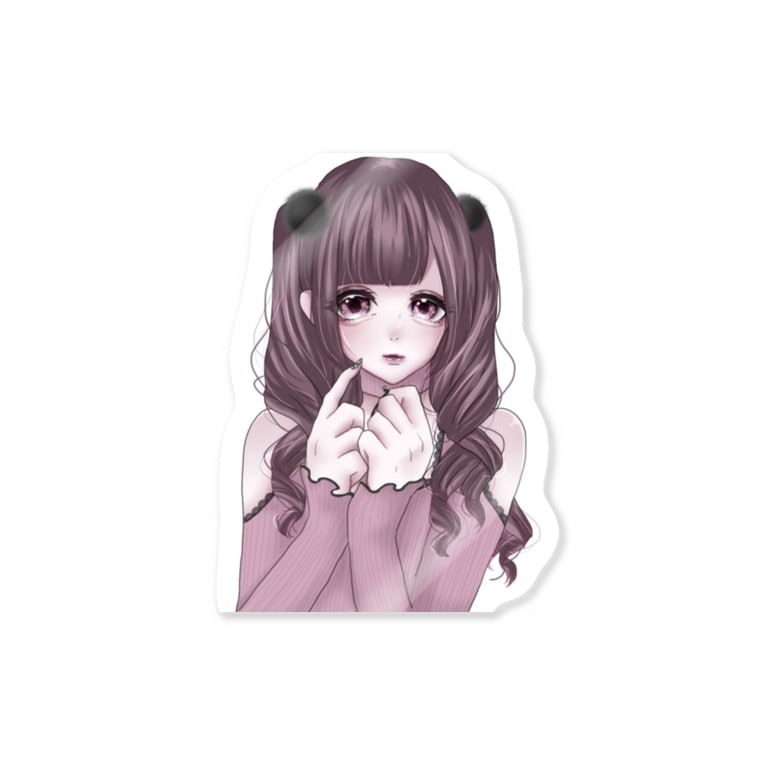 地雷女ちゃん Stickers By Ld Mental Cl Seishichan22 Suzuri