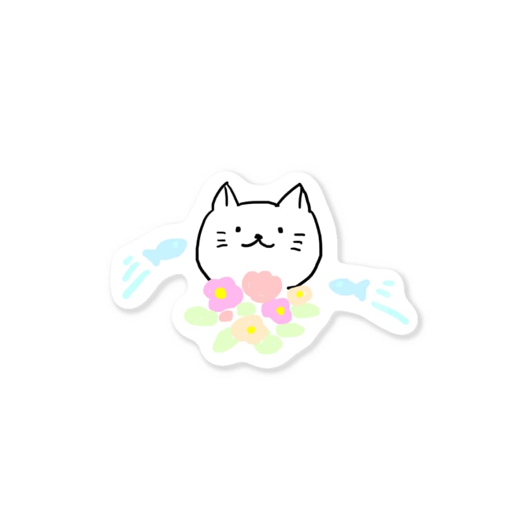 はなサカナねこ Mero Mohumohumohu のステッカー通販 Suzuri スズリ はなサカナねこ Mero Mohumohumohu のステッカー通販 Suzuri スズリ
