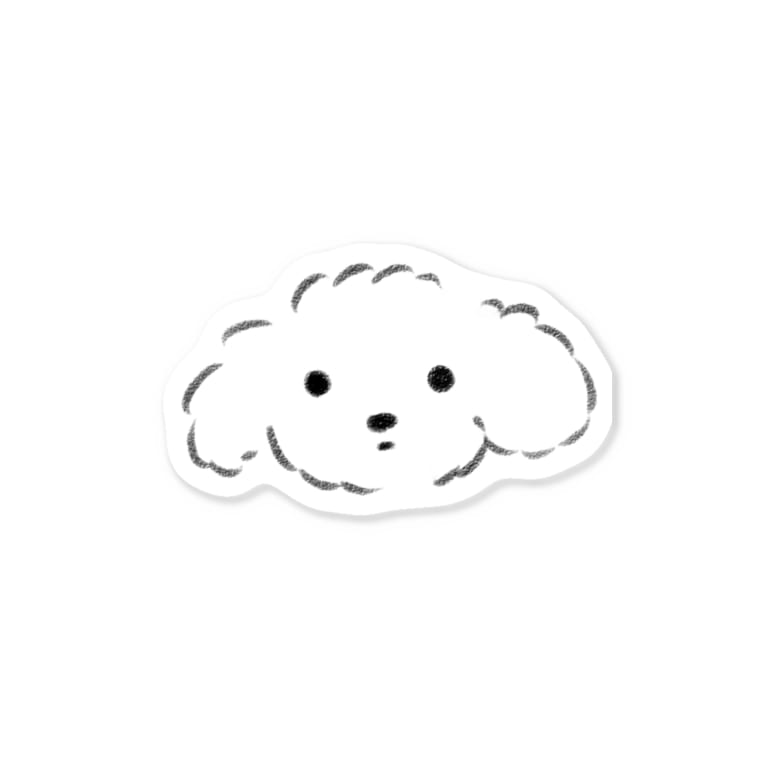 ふわふわもこもこトイプードル ふわふわぷるぷる Fuwa2puru2 のステッカー通販 Suzuri スズリ ふわふわもこもこトイプードル ふわふわぷるぷる Fuwa2puru2 のステッカー通販 Suzuri スズリ