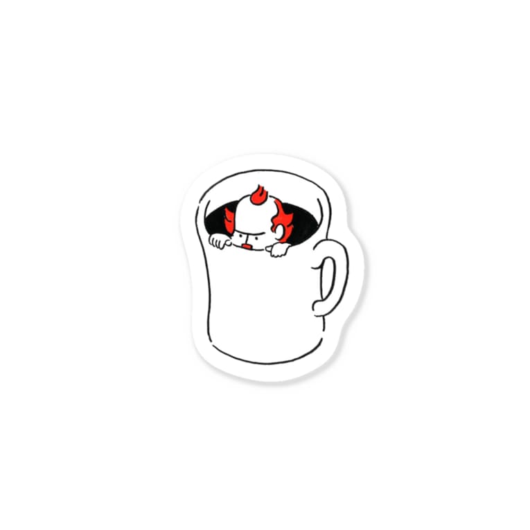 Pierrot Coffee Boy 178kz Boy のステッカー通販 Suzuri スズリ Pierrot Coffee Boy 178kz Boy のステッカー通販 Suzuri スズリ