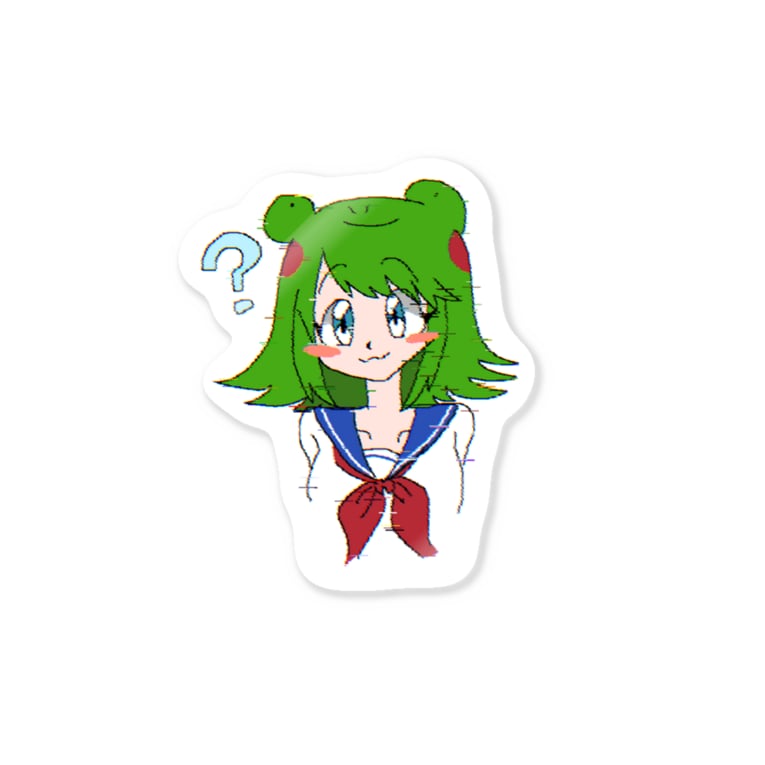 カエルの女の子 牧野 Makikoara のステッカー通販 Suzuri スズリ カエルの女の子 牧野 Makikoara のステッカー通販 Suzuri スズリ