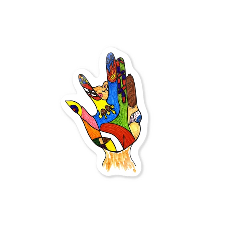 人差し指と中指の間から覗く豚 Stickers By 玄聖屋さん Gengen Cre Suzuri 人差し指と中指の間から覗く豚 Stickers By 玄聖屋さん Gengen Cre Suzuri