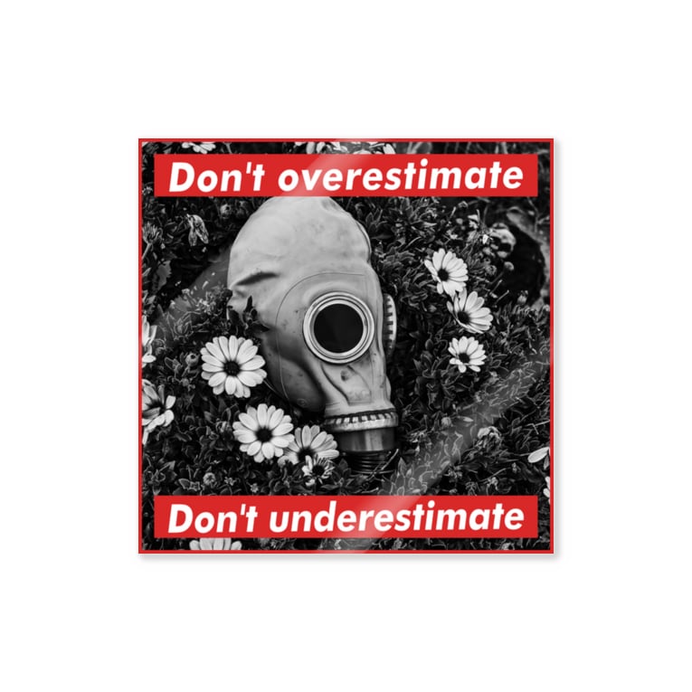Don 39 T Overestimate Don 39 T Underestimate Metao Dzn メタをデザイン Metawo のステッカー通販 Suzuri スズリ Don 39 T Overestimate Don 39 T Underestimate Metao Dzn メタをデザイン Metawo のステッカー通販 Suzuri スズリ