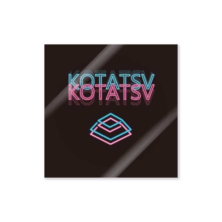 Kotatsvのカッコいいロゴグッズ Kotatsv Kotatsv Enjoy のステッカー通販 Suzuri スズリ
