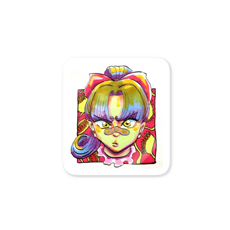女の子のイラスト チームナチョス Wanbaubowwow のステッカー通販 Suzuri スズリ 女の子のイラスト チームナチョス Wanbaubowwow のステッカー通販 Suzuri スズリ