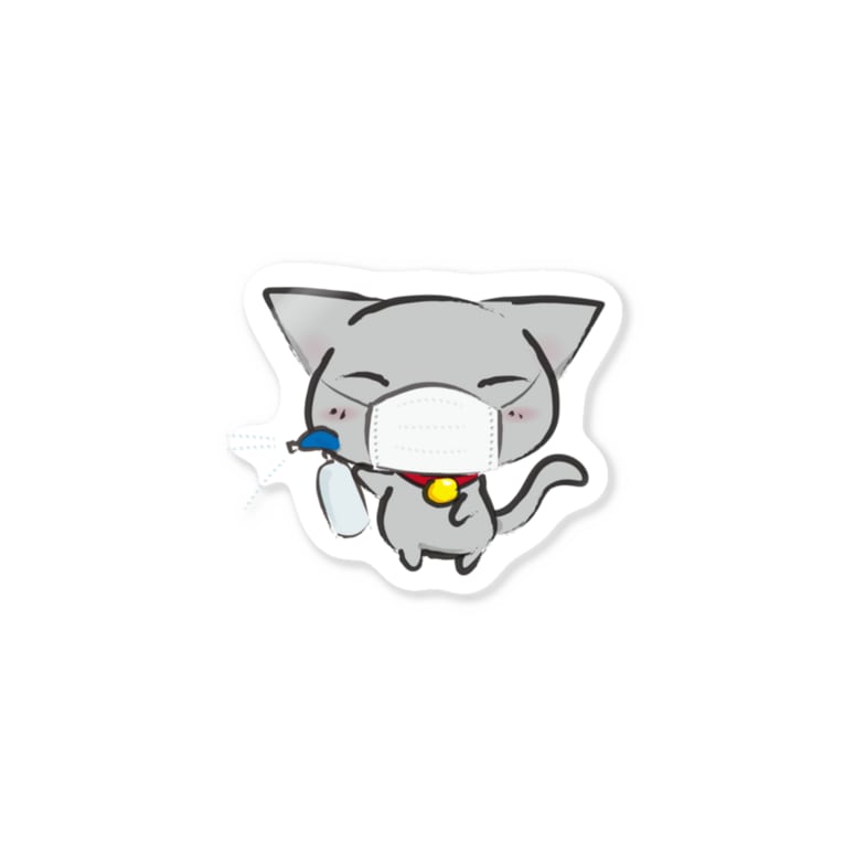 期間限定 コロナ対策ふにゃん さくらいろのうさぎ Sakinakui のステッカー通販 Suzuri スズリ 期間限定 コロナ対策ふにゃん さくらいろのうさぎ Sakinakui のステッカー通販 Suzuri スズリ