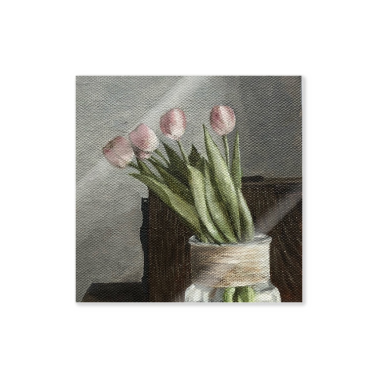 チューリップの絵 Tulips Painting Yuina Trundle Yuinatrundle のステッカー通販 Suzuri スズリ