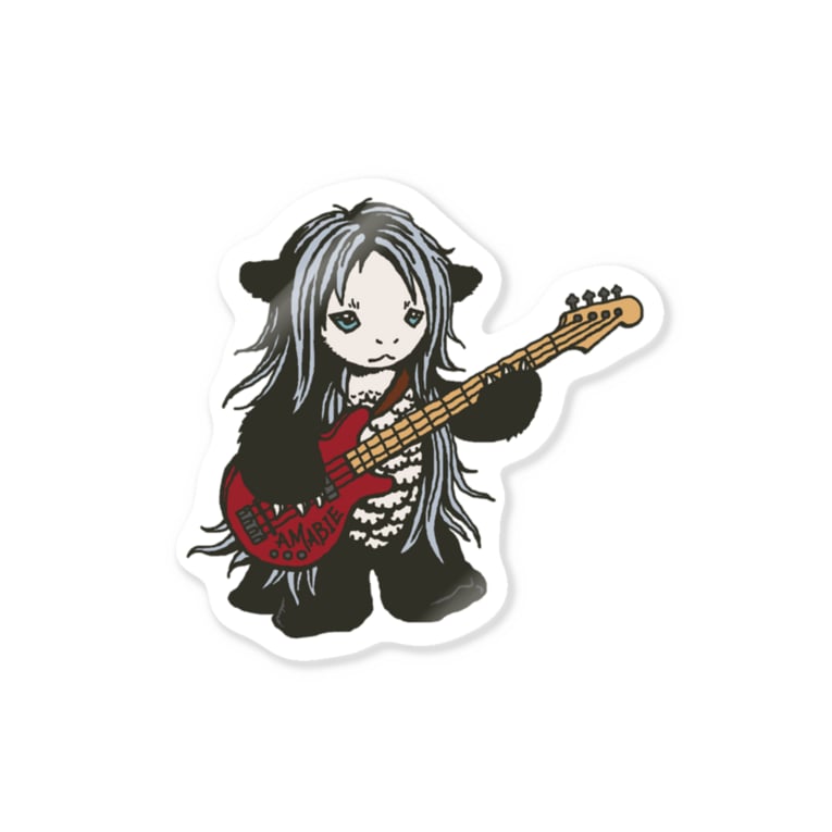 ベースを弾くアマビエさん Jam Or Pains Jamorpains のステッカー通販 Suzuri スズリ ベースを弾くアマビエさん Jam Or Pains Jamorpains のステッカー通販 Suzuri スズリ