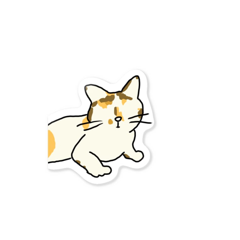 みっくす猫ちゃん みゅうこま ペットのイラスト描きます Myuchankomachan のステッカー通販 Suzuri スズリ