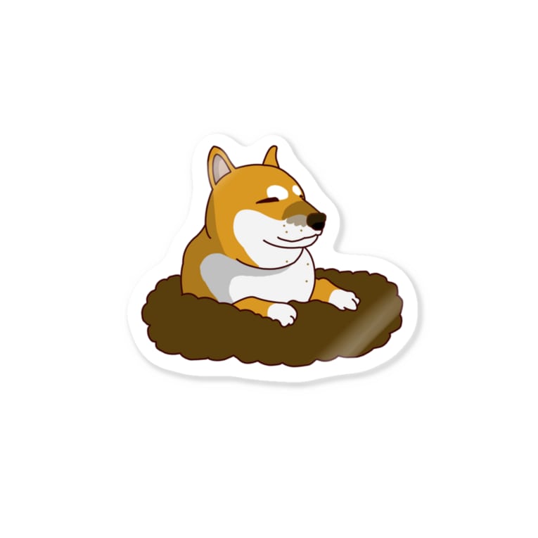穴掘り犬こむぎさん 穴掘り犬こむぎさん Lgm のステッカー通販 Suzuri スズリ 穴掘り犬こむぎさん 穴掘り犬こむぎさん Lgm のステッカー通販 Suzuri スズリ