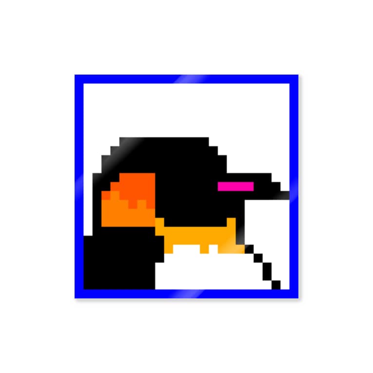 エンペラーペンギンのドット絵 ペンギンストア Pen Pen のステッカー通販 Suzuri スズリ