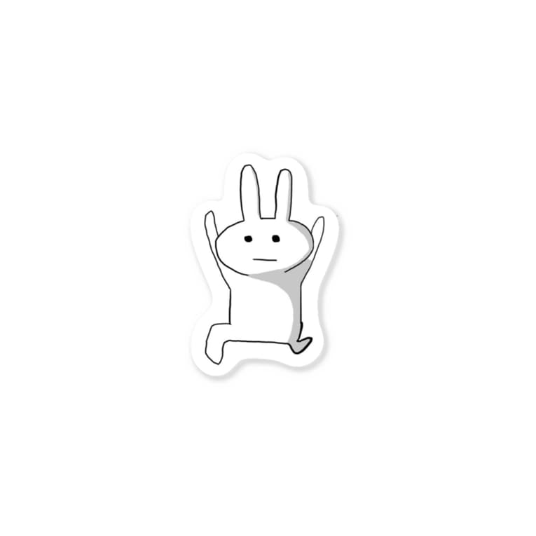 うさぎのうーちゃん お好み チヂミ T J M T N のステッカー通販 Suzuri スズリ うさぎのうーちゃん お好み チヂミ T J M T N のステッカー通販 Suzuri スズリ