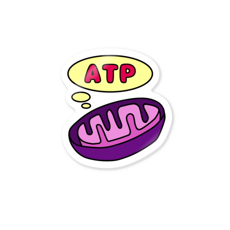 Atpを合成するミトコンドリア Sticker By Muumuumuu Suzuri