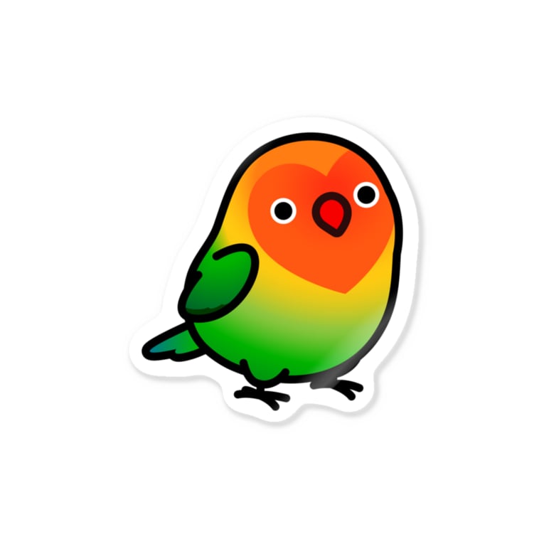 Chubby Bird ルリゴシボタンインコ Cody The Lovebird Birdhism のステッカー通販 Suzuri スズリ Chubby Bird ルリゴシボタンインコ Cody The Lovebird Birdhism のステッカー通販 Suzuri スズリ