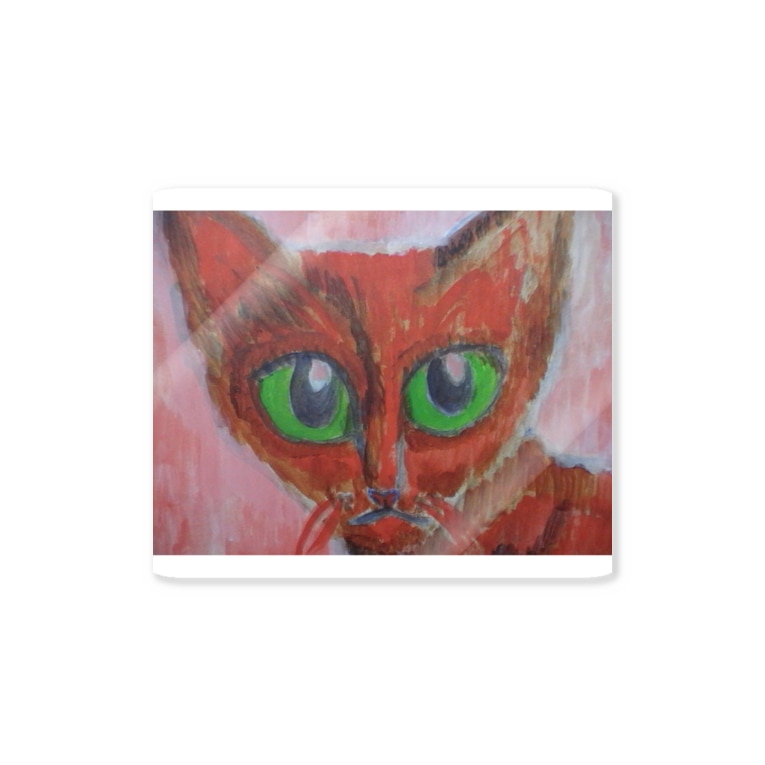変わった猫の絵 カズイのネコアート Kazuiroom のステッカー通販 Suzuri スズリ 変わった猫の絵 カズイのネコアート Kazuiroom のステッカー通販 Suzuri スズリ