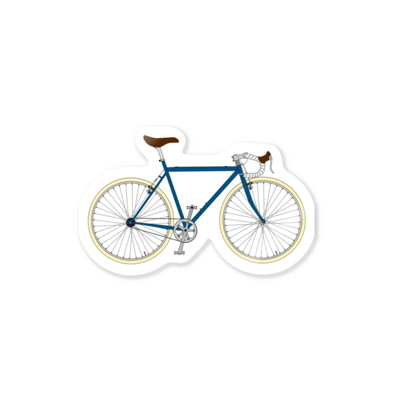 青い自転車 ステッカー 電気鉛筆工房 Toshy のステッカー通販 Suzuri スズリ 青い自転車 ステッカー 電気鉛筆工房 Toshy のステッカー通販 Suzuri スズリ