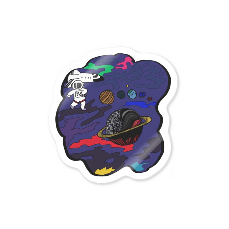 宇宙 Mako Mkrr のステッカー通販 Suzuri スズリ