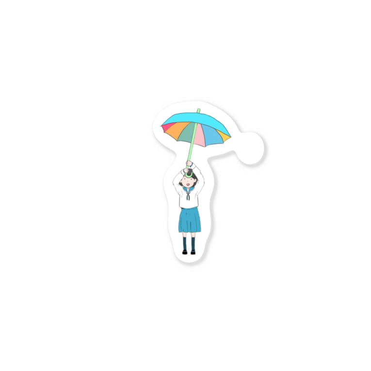 今日も雨ですね女の子 ちょぺ Chooope1111 のステッカー通販 Suzuri スズリ 今日も雨ですね女の子 ちょぺ Chooope1111 のステッカー通販 Suzuri スズリ
