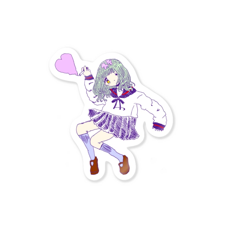 らぶずっきゅん 加護志音 Miza Kome のステッカー通販 Suzuri スズリ らぶずっきゅん 加護志音 Miza Kome のステッカー通販 Suzuri スズリ