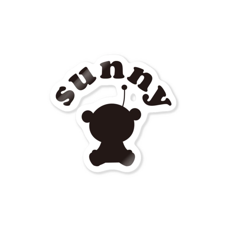 Sunnyキャラクターシルエット Sunny Sunny1624 のステッカー通販 Suzuri スズリ