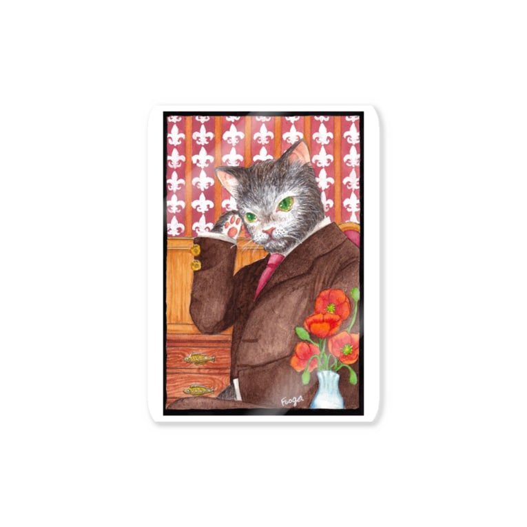 吾輩は猫である 夏目漱石 Sticker By 虚狐ふうが Kogitune Fooga Suzuri 吾輩は猫である 夏目漱石 Sticker By 虚狐ふうが Kogitune Fooga Suzuri