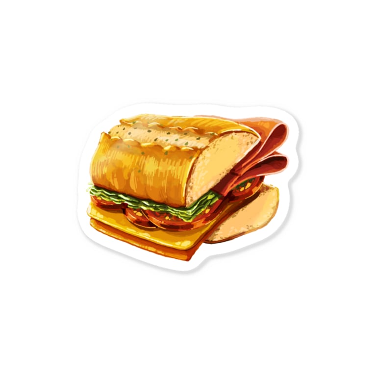 サンドイッチ イラスト Momohiki Shop Momohiki01 のステッカー通販 Suzuri スズリ サンドイッチ イラスト Momohiki Shop Momohiki01 のステッカー通販 Suzuri スズリ