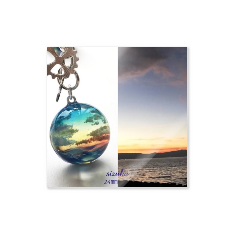 別府湾の夕焼け空 雲レジン 銀のしずく 雲レジンアクセサリー Gin Sizuku のステッカー通販 Suzuri スズリ 別府湾の夕焼け空 雲レジン 銀のしずく 雲レジンアクセサリー Gin Sizuku のステッカー通販 Suzuri スズリ