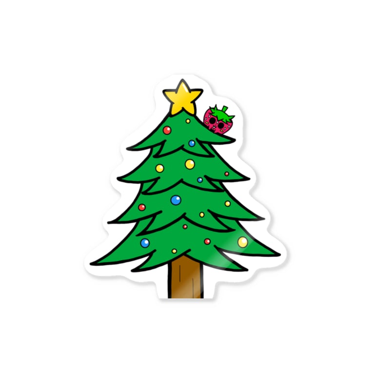 いちごのチーゴくん クリスマスツリー いちごのチーゴくん Nissy2486 のステッカー通販 Suzuri スズリ いちごのチーゴくん クリスマスツリー いちごのチーゴくん Nissy2486 のステッカー通販 Suzuri スズリ
