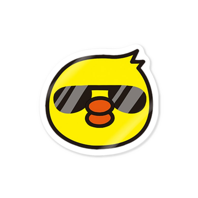 ひよこのピーちゃんダンディ ステッカー ひよこのピーちゃん Hiyokopchan のステッカー通販 Suzuri スズリ