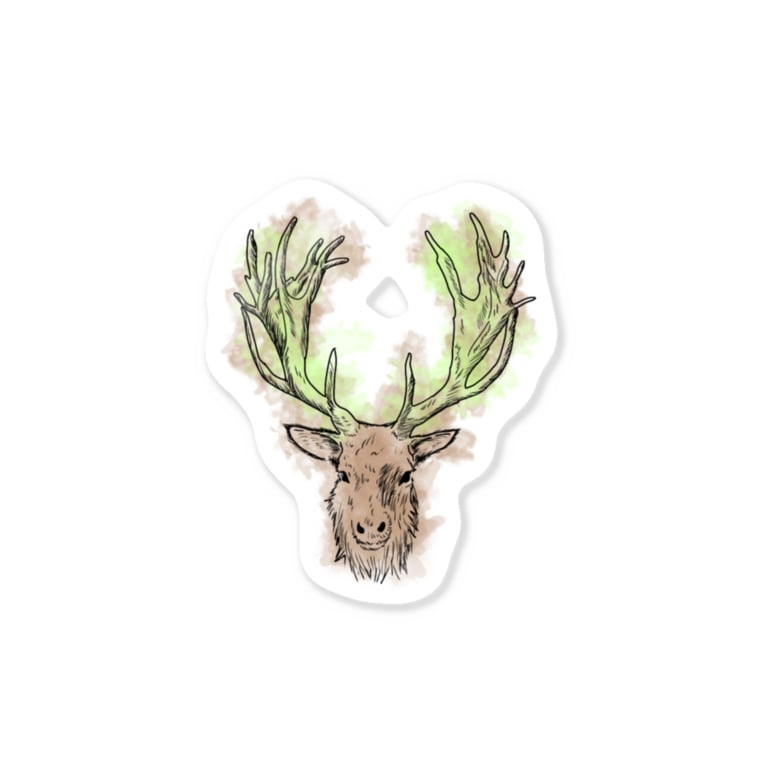 樹林の鹿 構造式 Morudo のステッカー通販 Suzuri スズリ