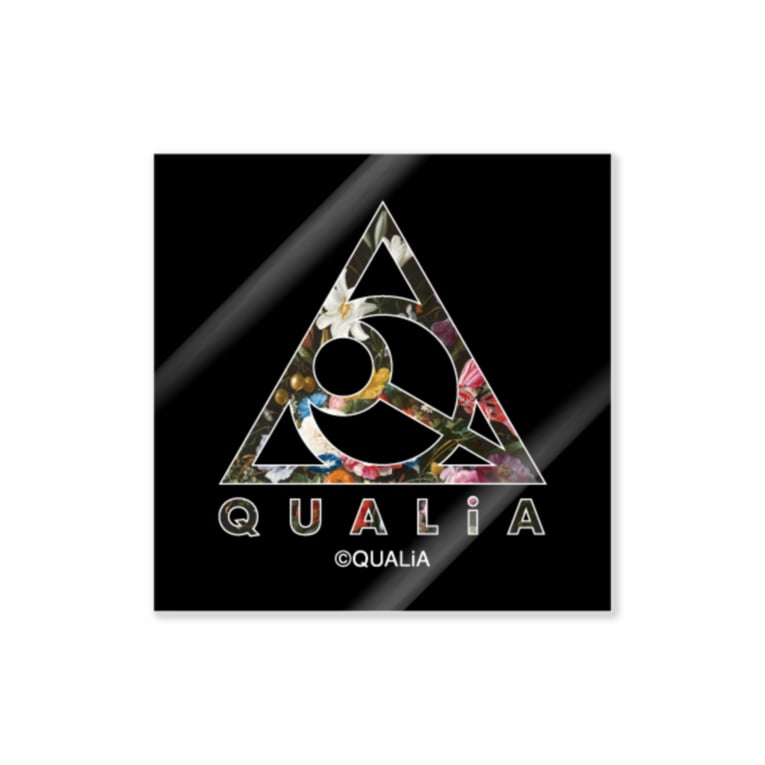 Qualia Flowerロゴ Qualia Qualia Lily のステッカー通販 Suzuri スズリ