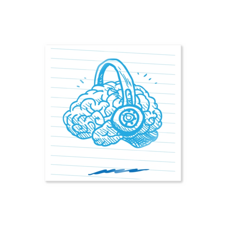 脳みそくん Stickers By オシャレ音楽 脳みそくん Brainunderagroove Suzuri 脳みそくん Stickers By オシャレ音楽 脳みそくん Brainunderagroove Suzuri