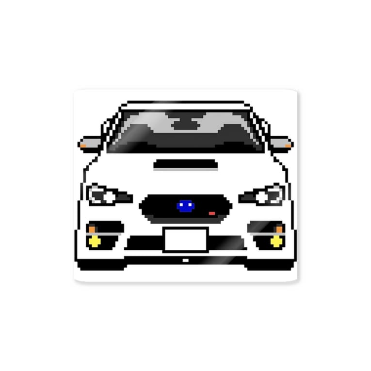 六連星の速くて4躯な車 との丸のドット絵工房 Tonosan1129 のステッカー通販 Suzuri スズリ