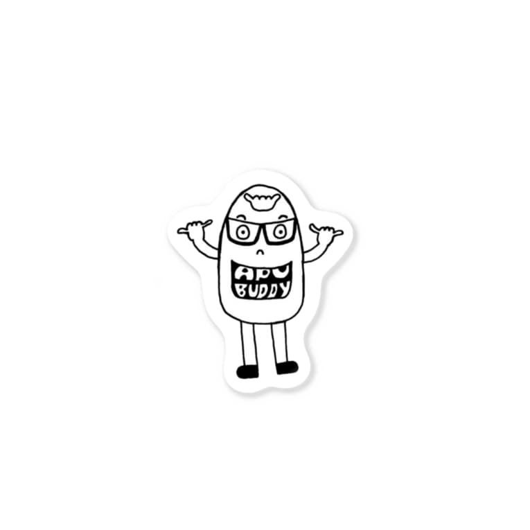 Apu Buddy キャラクター Apubuddyのステッカー通販 Suzuri スズリ Apu Buddy キャラクター Apubuddyのステッカー通販 Suzuri スズリ