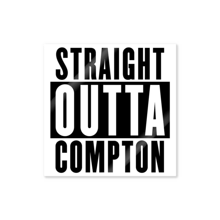 Straight Outta Compton ストレイト アウタ コンプトン 白ボックスロゴ白枠 Dripped Dripped のステッカー通販 Suzuri スズリ Straight Outta Compton ストレイト アウタ コンプトン 白ボックスロゴ白枠 Dripped Dripped のステッカー通販 Suzuri スズリ