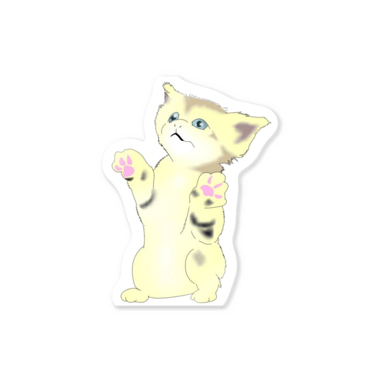 立っちスナネコ らいむ君とハイタッチ Stickers By Miku Corporation Gallery星猫 Miku Raze Suzuri 立っちスナネコ らいむ君とハイタッチ Stickers By Miku Corporation Gallery星猫 Miku Raze Suzuri