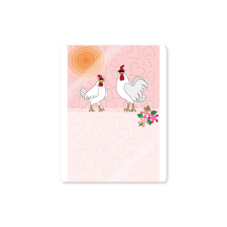 酉年のニワトリのイラストgoods Stickers By ジルトチッチのデザインボックス Ocplanning Suzuri