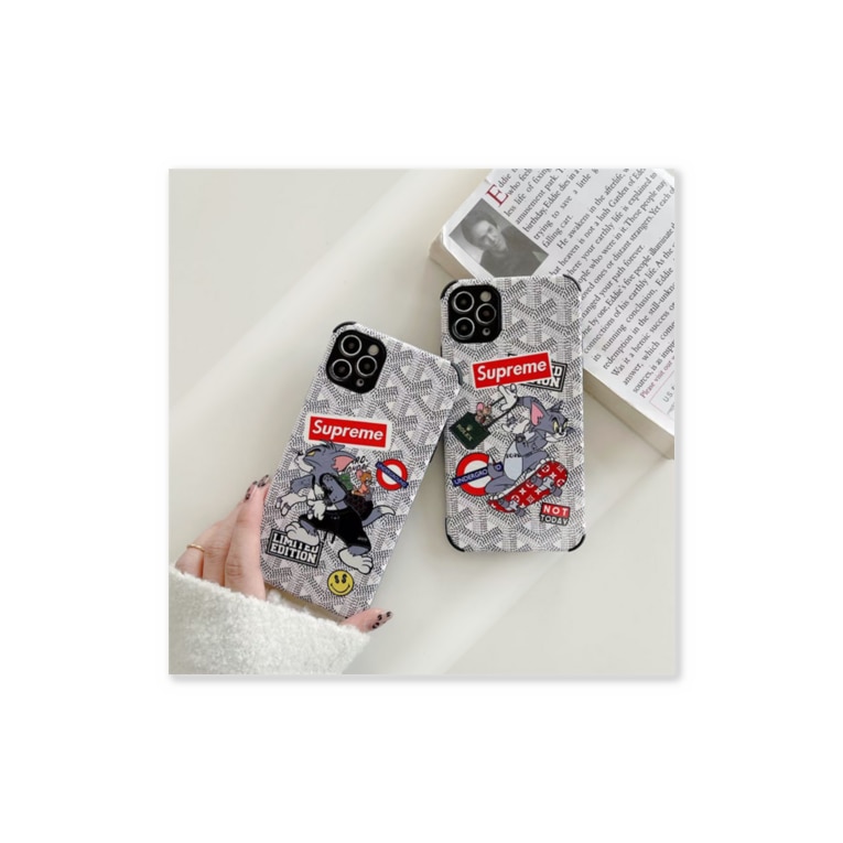 シュプリーム Iphone12pro 12ケース キャラクター Iphone11 ケース トム と ジェリー Stickers By Modokicase Suzuri