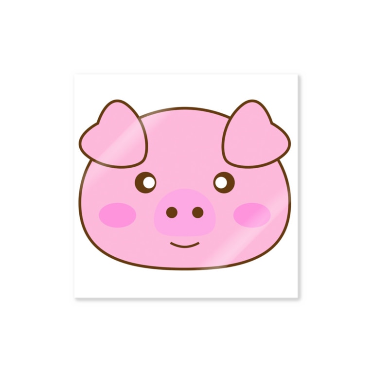 可愛い豚ちゃんアイテム Tk Marketのステッカー通販 Suzuri スズリ