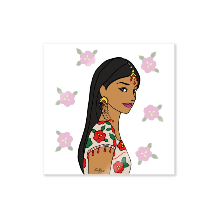 インド美女shriya Sally Lunapepe Sally Lunapepe のステッカー通販 Suzuri スズリ