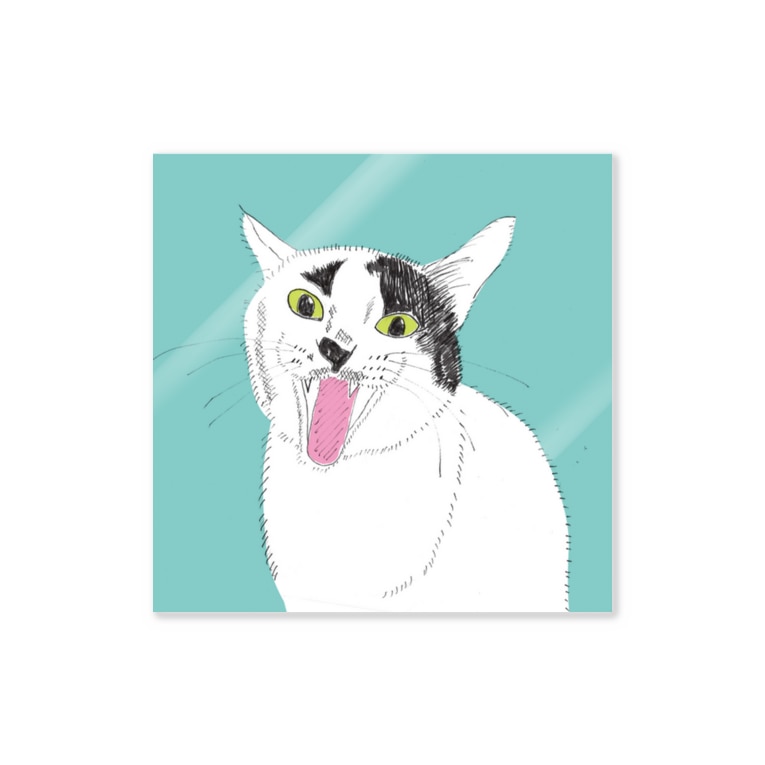 てんベロ出し みーこ てん 猫 白黒猫 イラスト 保護猫 Stickers By はにゃ cat Suzuri てんベロ出し みーこ てん 猫 白黒猫 イラスト 保護猫 Stickers By はにゃ cat Suzuri