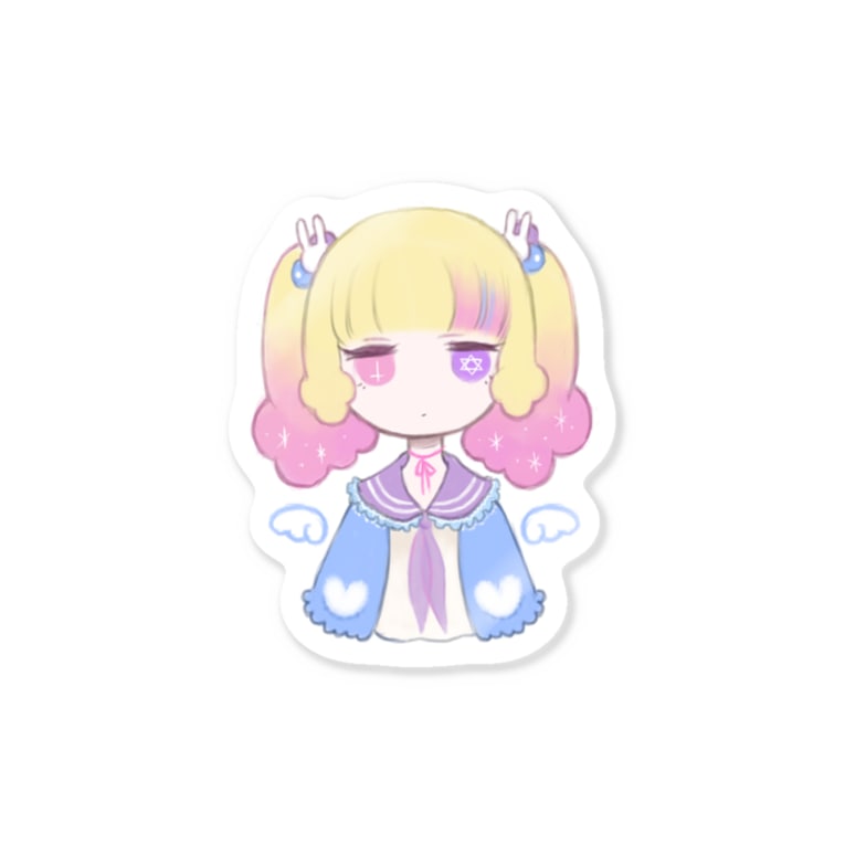 ゆめかわ女の子 Stickers By 実験用ねずみ P Oclqc Suzuri