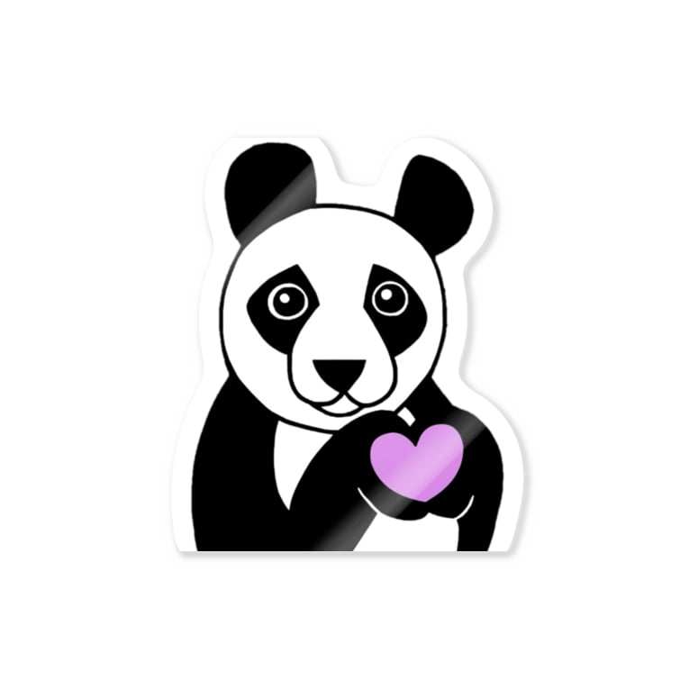 パンダハート Aiueoneko358 Niziaiueo358 のステッカー通販 Suzuri スズリ