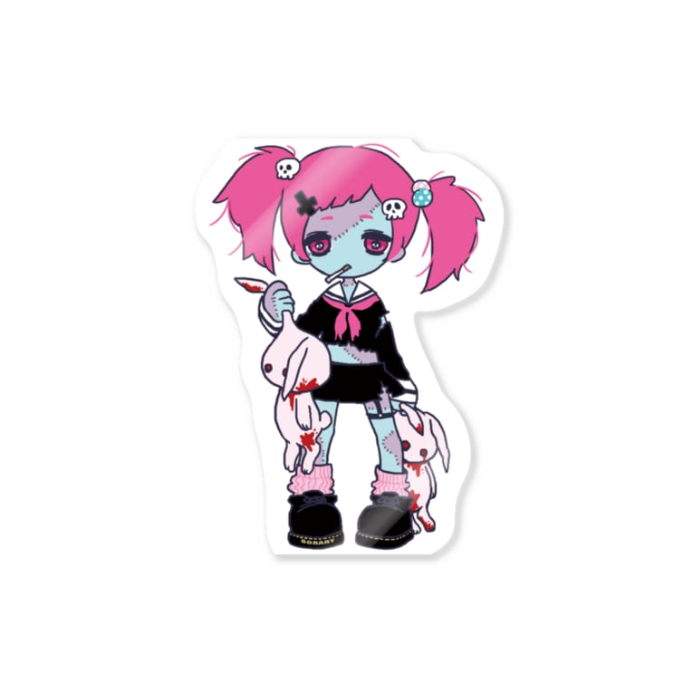 タエちゃんゾンビ そら Sorazou のステッカー通販 Suzuri スズリ タエちゃんゾンビ そら Sorazou のステッカー通販 Suzuri スズリ