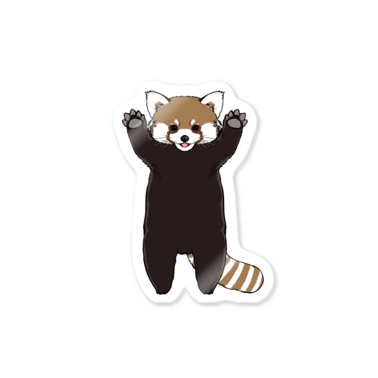 レッサーパンダ威嚇 Stickers By かざあな Kazaana777 Suzuri レッサーパンダ威嚇 Stickers By かざあな Kazaana777 Suzuri
