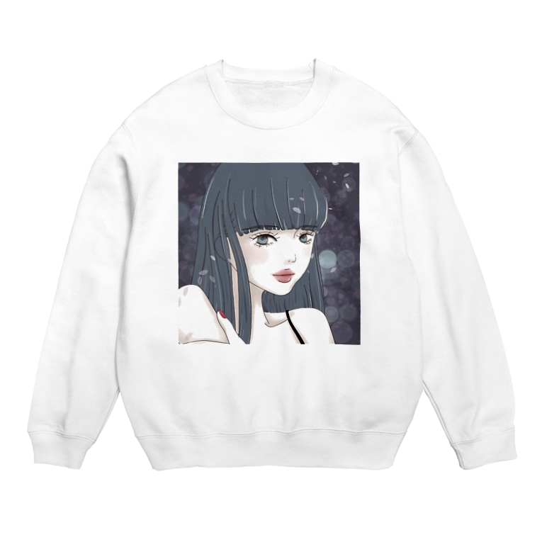 黒髪ロングの女の子と桜 M I N A N O Mi Na No のスウェット通販 Suzuri スズリ 黒髪ロングの女の子と桜 M I N A N O Mi Na No のスウェット通販 Suzuri スズリ