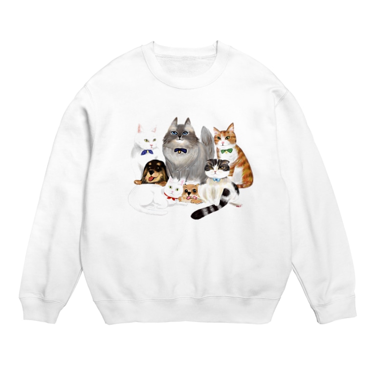 保護猫喫茶要にゃんこ亭オールスターズ Watamayuroom Watamayu のスウェット通販 Suzuri スズリ 保護猫喫茶要にゃんこ亭オールスターズ Watamayuroom Watamayu のスウェット通販 Suzuri スズリ
