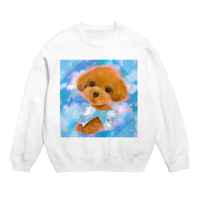 かわいいトイプードルの子犬と夢かわいい雲のイラスト Sweats By Norima 39 S Shop Norima Suzuri かわいいトイプードルの子犬と夢かわいい雲のイラスト Sweats By Norima 39 S Shop Norima Suzuri