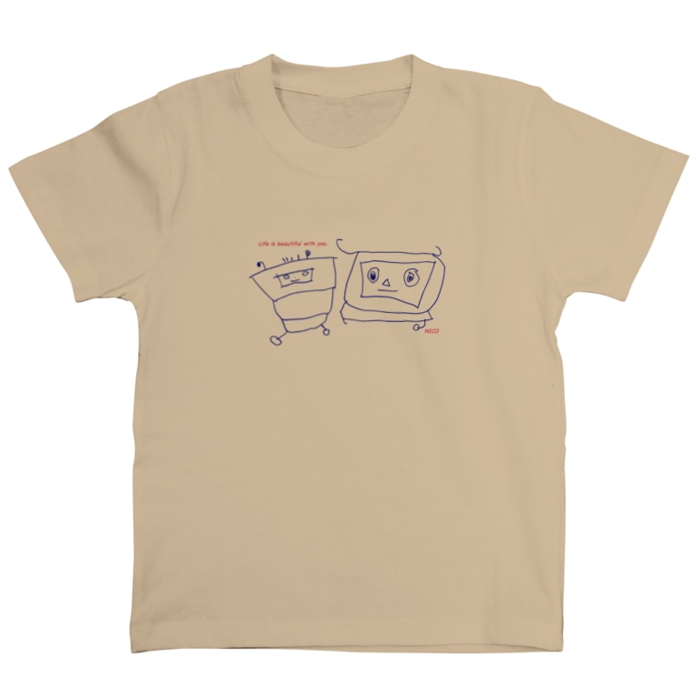 ニコロボフレンズ / ダウン症のあるニコ（7歳）のさくひん ( LifeisbeautifulwithNico )のTシャツ通販 ∞