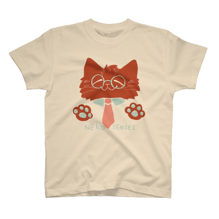 ねこ先生 狸の遠吠え Tanukinotooboe のtシャツ通販 Suzuri スズリ ねこ先生 狸の遠吠え Tanukinotooboe のtシャツ通販 Suzuri スズリ